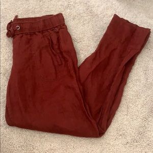 Calvin Klein Flowy Linen Pants